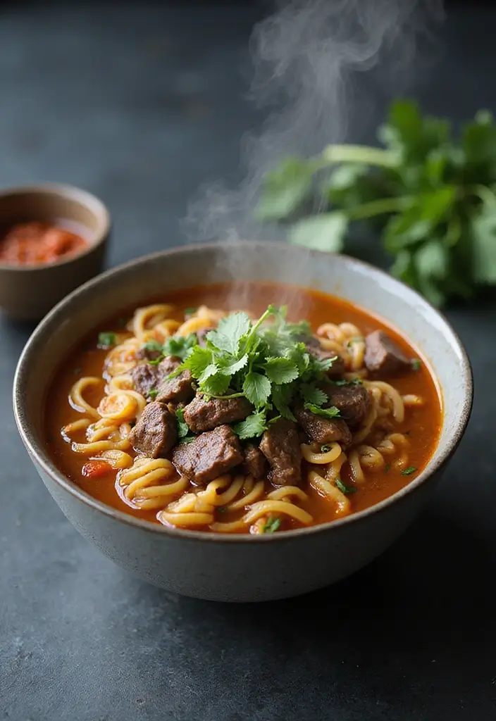 25 Easy Gluten Free Dairy Free Ground Beef Recipes For Dinner - 16. Asian Beef Noodle Soup