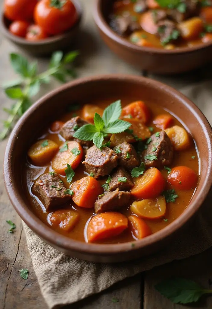 25 Easy Gluten Free Dairy Free Ground Beef Recipes For Dinner - 17. Beef and Tomato Stew