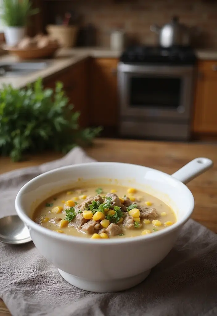 25 Easy Gluten Free Dairy Free Ground Beef Recipes For Dinner - 19. Beef and Corn Chowder