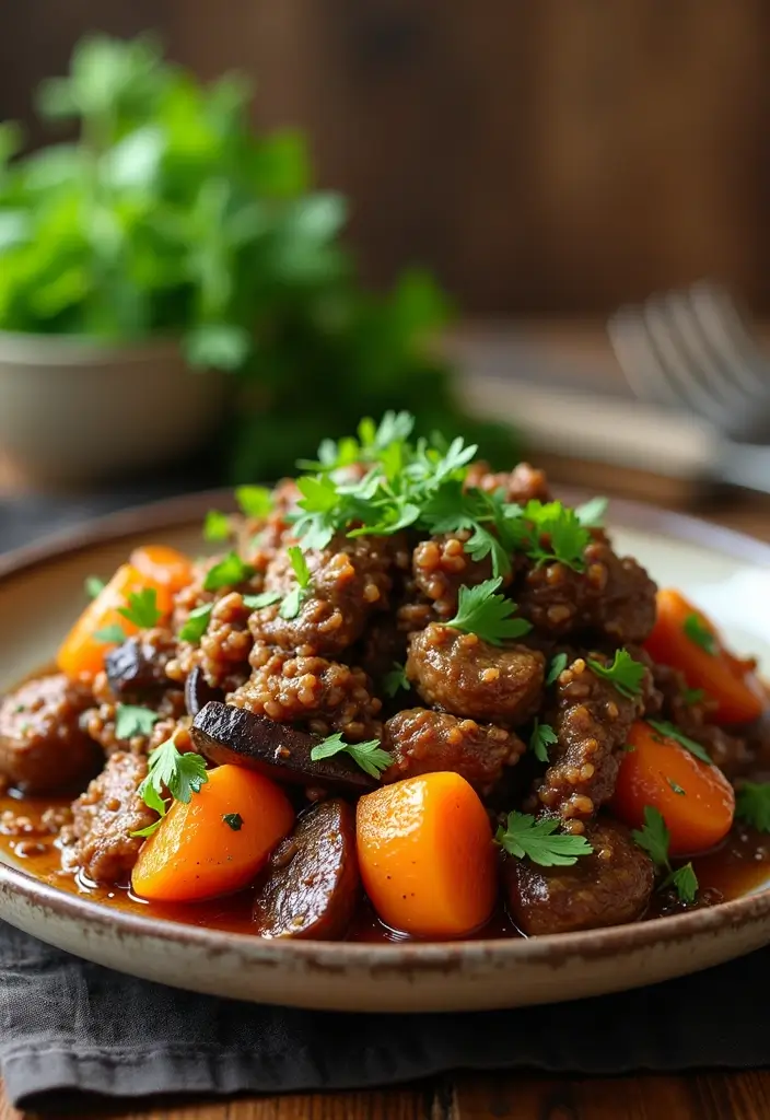 25 Easy Gluten Free Dairy Free Ground Beef Recipes For Dinner - 24. Beef and Eggplant Stir-Fry