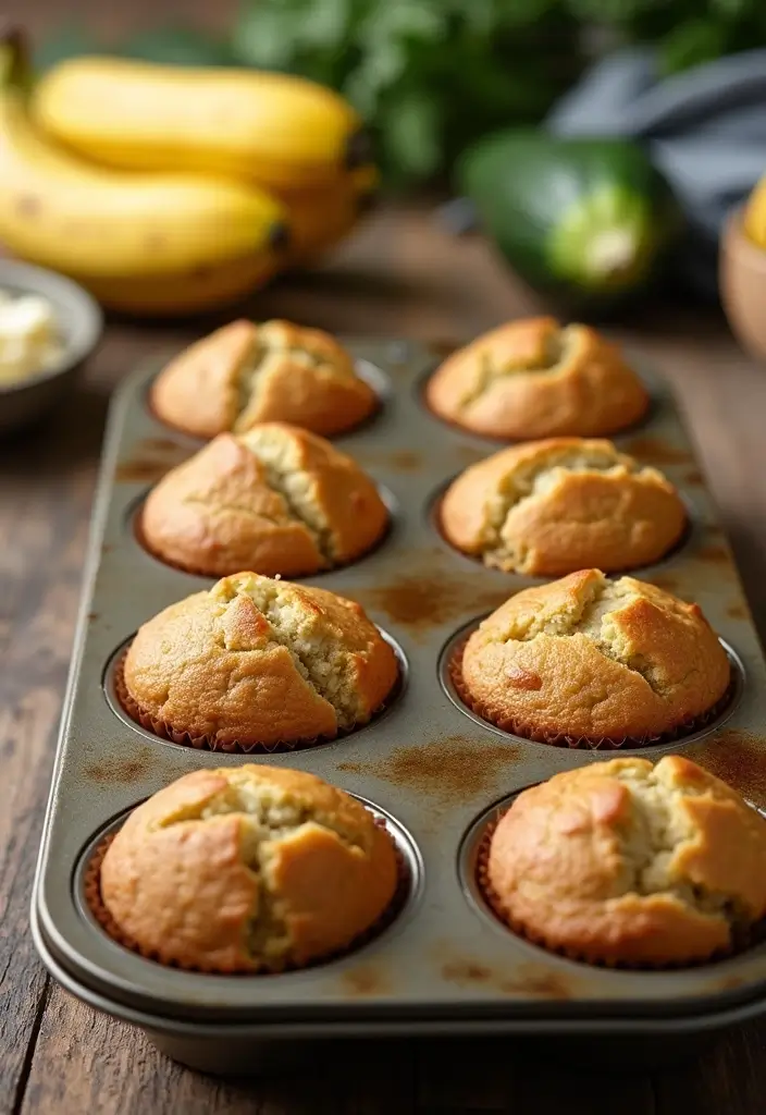25 Gluten And Dairy Free Breakfast Recipes For Busy Mornings - 10. Zucchini Banana Muffins