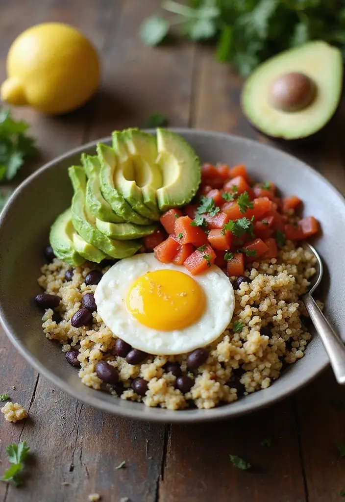 25 Gluten And Dairy Free Breakfast Recipes For Busy Mornings - 18. Quinoa and Black Bean Breakfast Bowl