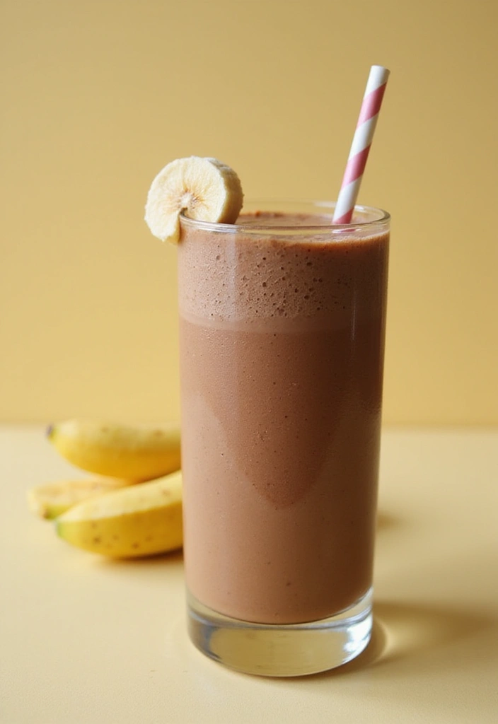 25 Gluten And Dairy Free Breakfast Recipes For Busy Mornings - 20. Chocolate Banana Smoothie