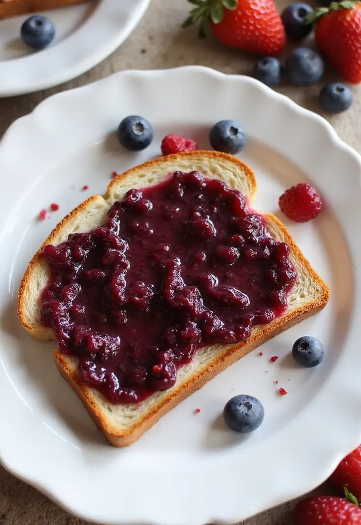 25 Gluten And Dairy Free Breakfast Recipes For Busy Mornings - 23. Berry Chia Jam on Gluten-Free Toast