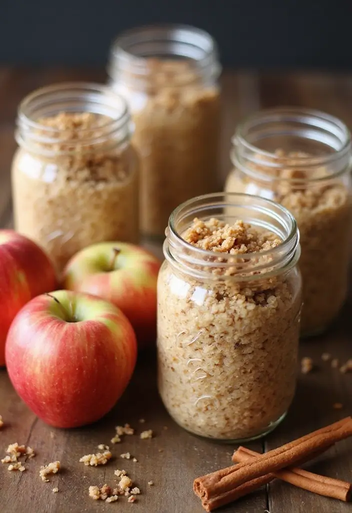 25 Gluten And Dairy Free Breakfast Recipes For Busy Mornings - 8. Apple Cinnamon Overnight Quinoa