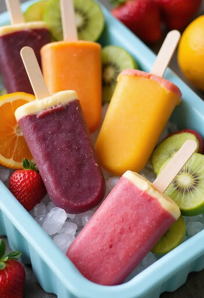 25 Gluten And Dairy Free Breakfast Recipes For Busy Mornings - 9. Smoothie Popsicles