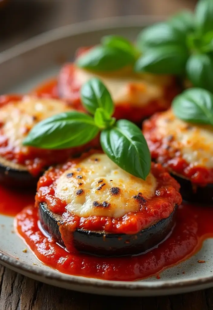 25 Gluten And Dairy Free Lunch Recipes Healthy And Simple - 14. Oven-Baked Eggplant Parmesan