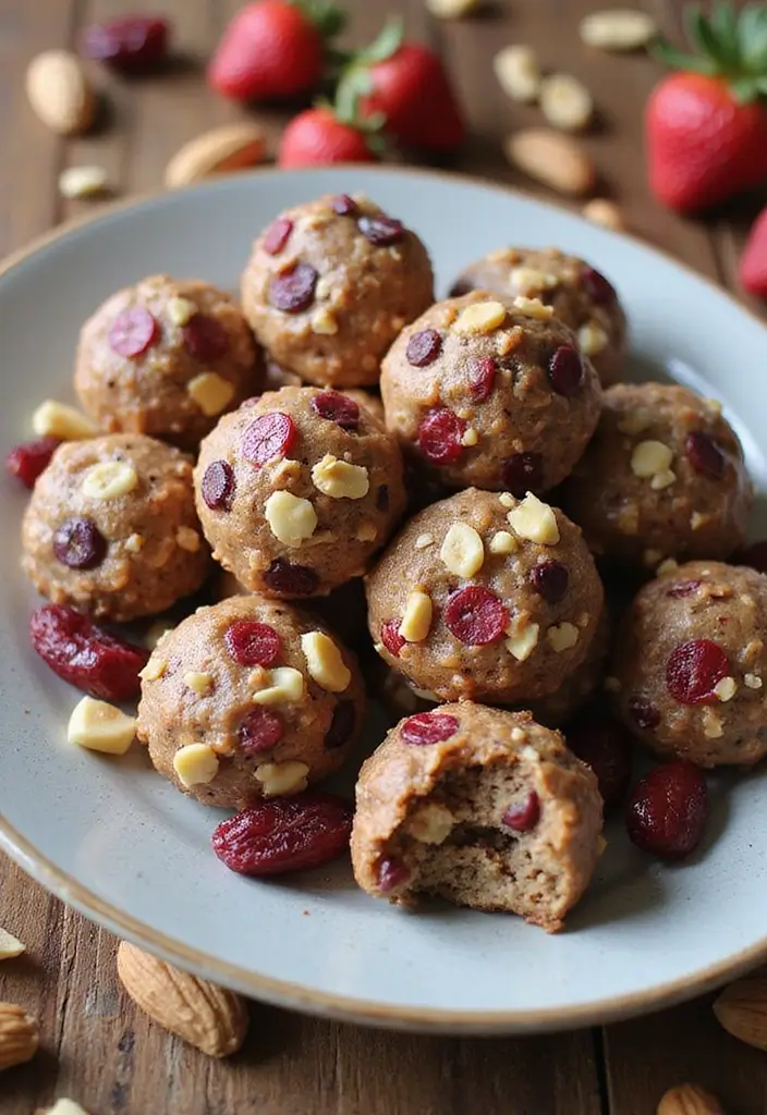 25 Gluten And Dairy Free Lunch Recipes Healthy And Simple - 15. Fruit and Nut Energy Bites