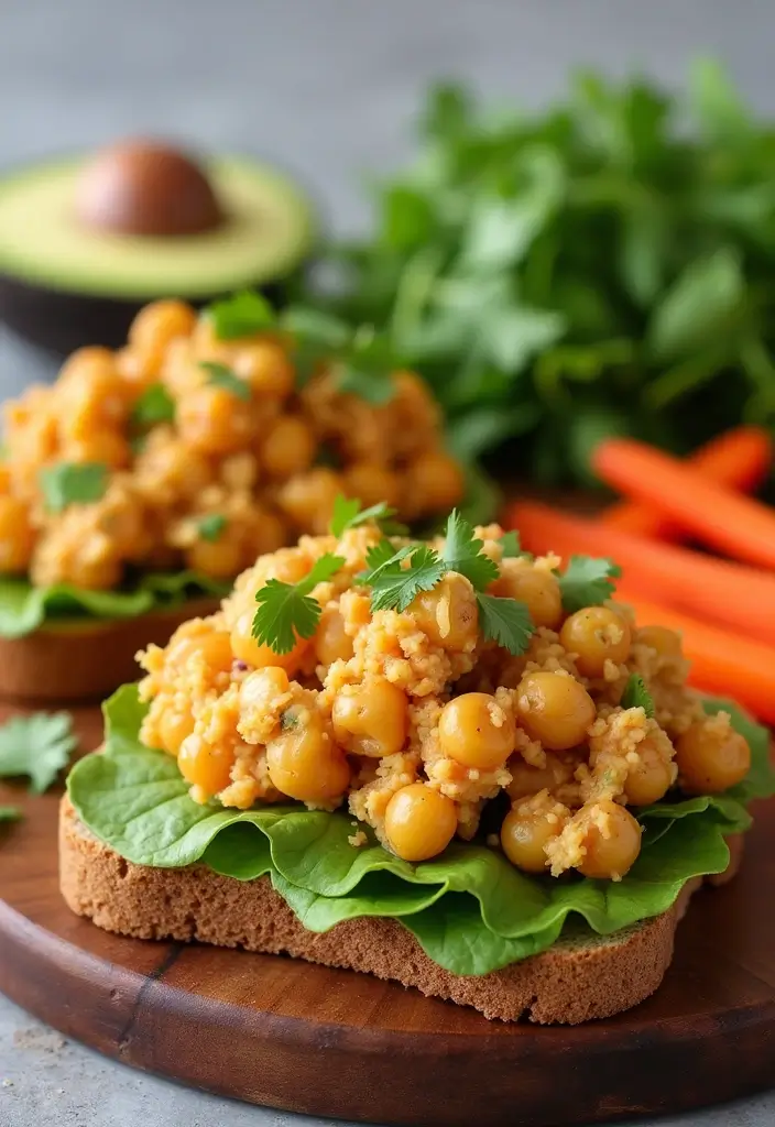 25 Gluten And Dairy Free Lunch Recipes Healthy And Simple - 3. Chickpea Salad Sandwich
