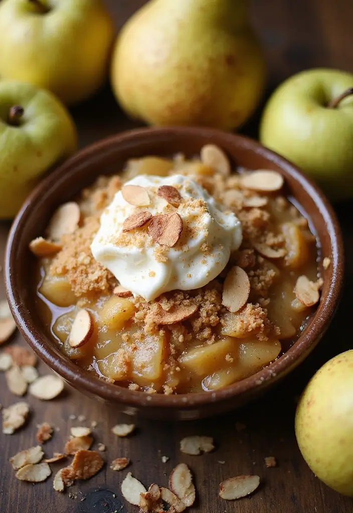 25 Gluten And Dairy Free Recipes Desserts You Will Crave - 21. Pear and Almond Crumble
