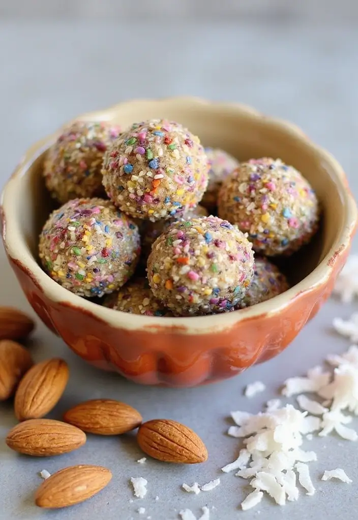 25 Gluten And Dairy Free Recipes Desserts You Will Crave - 6. Almond Joy Energy Balls