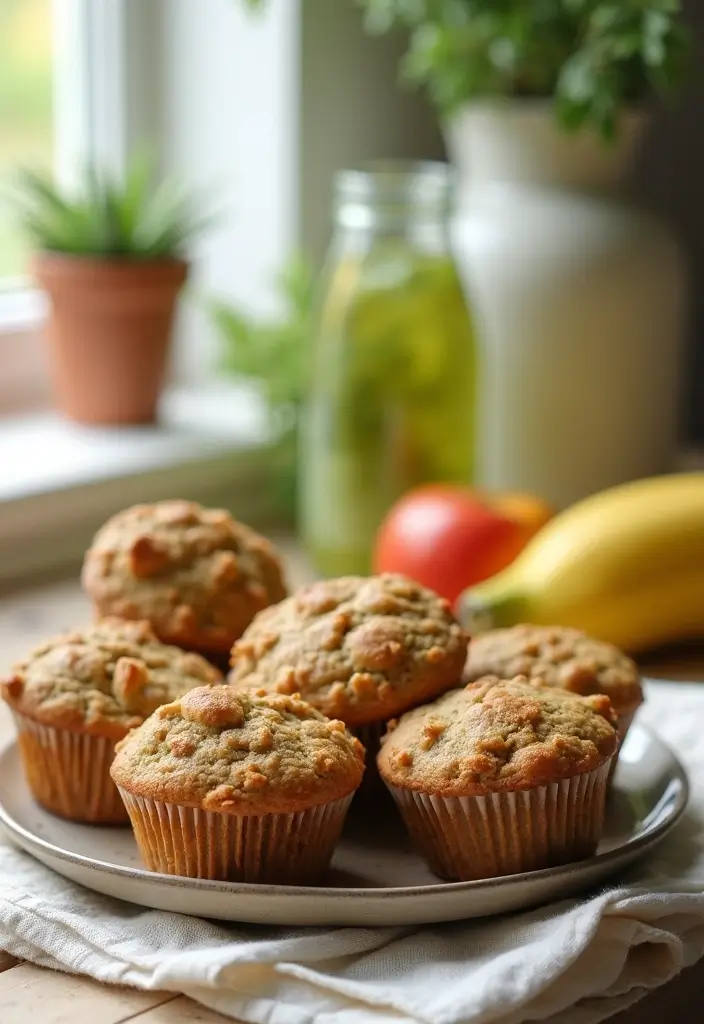 25 Gluten Dairy Egg Soy Free Breakfast Recipes to Start Your Day - 12. Zucchini Banana Muffins