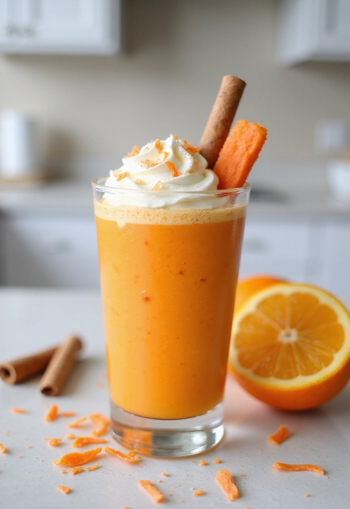 25 Gluten Dairy Egg Soy Free Breakfast Recipes to Start Your Day - 13. Carrot Cake Smoothie