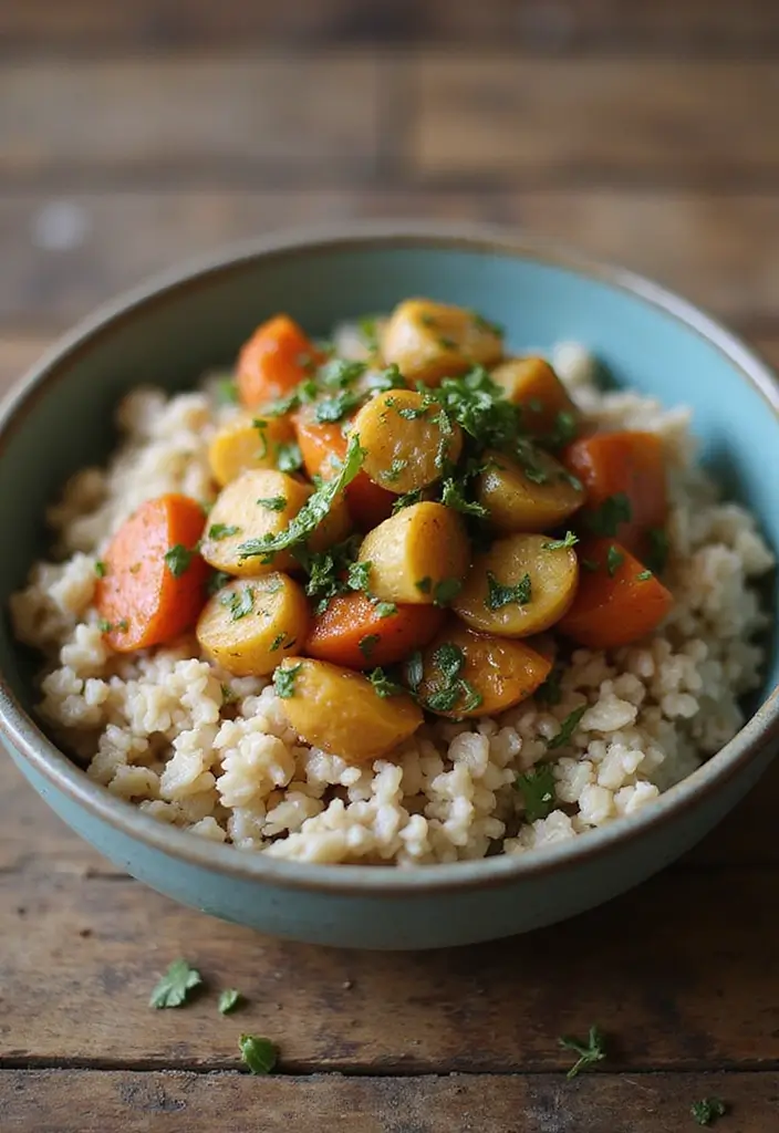 25 Gluten Dairy Egg Soy Free Breakfast Recipes to Start Your Day - 14. Savory Oatmeal Bowl