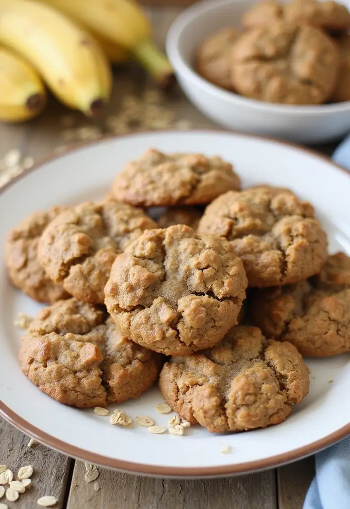 25 Gluten Dairy Egg Soy Free Breakfast Recipes to Start Your Day - 20. Oatmeal Banana Cookies