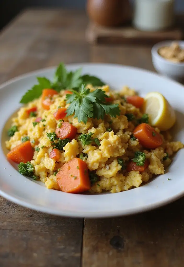 25 Gluten Dairy Egg Soy Free Breakfast Recipes to Start Your Day - 23. Herb and Veggie Breakfast Scramble