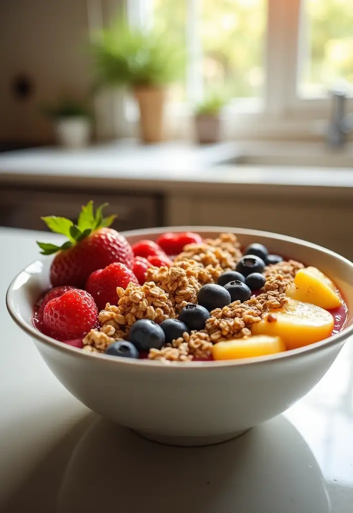 25 Gluten Dairy Egg Soy Free Breakfast Recipes to Start Your Day - 24. Fruity Smoothie Bowl