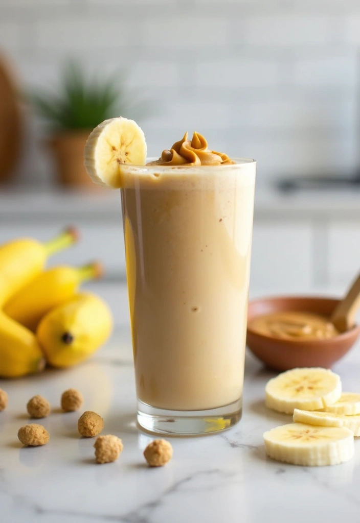 25 Gluten Dairy Egg Soy Free Breakfast Recipes to Start Your Day - 6. Peanut Butter Banana Smoothie