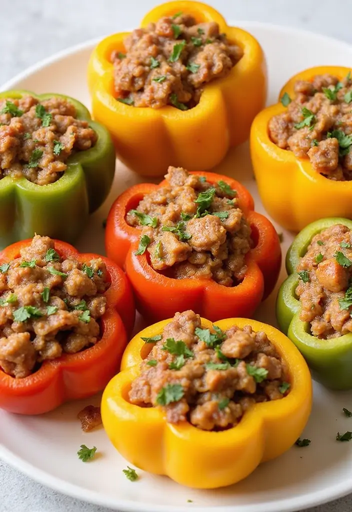 25 Gluten Free Dairy Free Air Fryer Recipes Full Of Flavor 11 25 Gluten Free Dairy Free Air Fryer Recipes Full Of Flavor - 11. Air Fryer Stuffed Bell Peppers