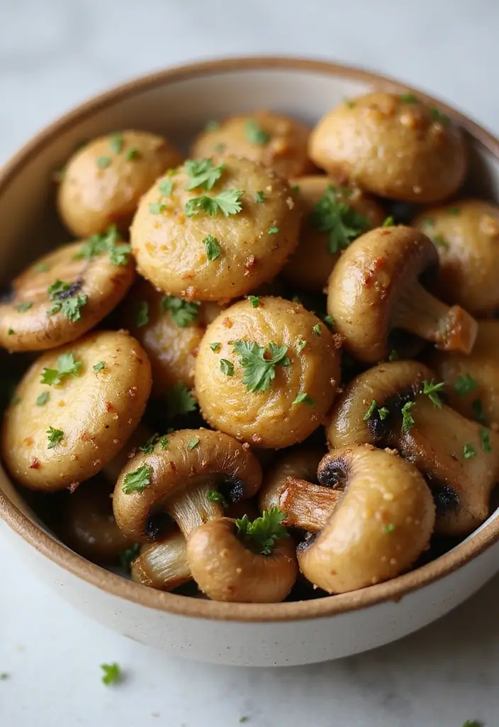 25 Gluten Free Dairy Free Air Fryer Recipes Full Of Flavor 14 25 Gluten Free Dairy Free Air Fryer Recipes Full Of Flavor - 14. Air Fryer Garlic Mushrooms