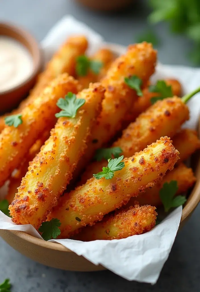 25 Gluten Free Dairy Free Air Fryer Recipes Full Of Flavor 4 25 Gluten Free Dairy Free Air Fryer Recipes Full Of Flavor - 4. Spicy Air Fryer Zucchini Fries