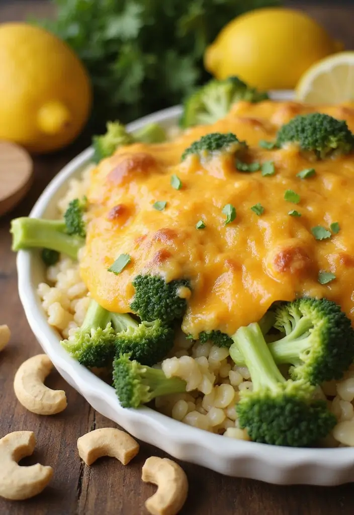 25 Gluten Free Dairy Free Casserole Recipes Comfort Food Style - 1. Cheesy Broccoli and Rice Casserole