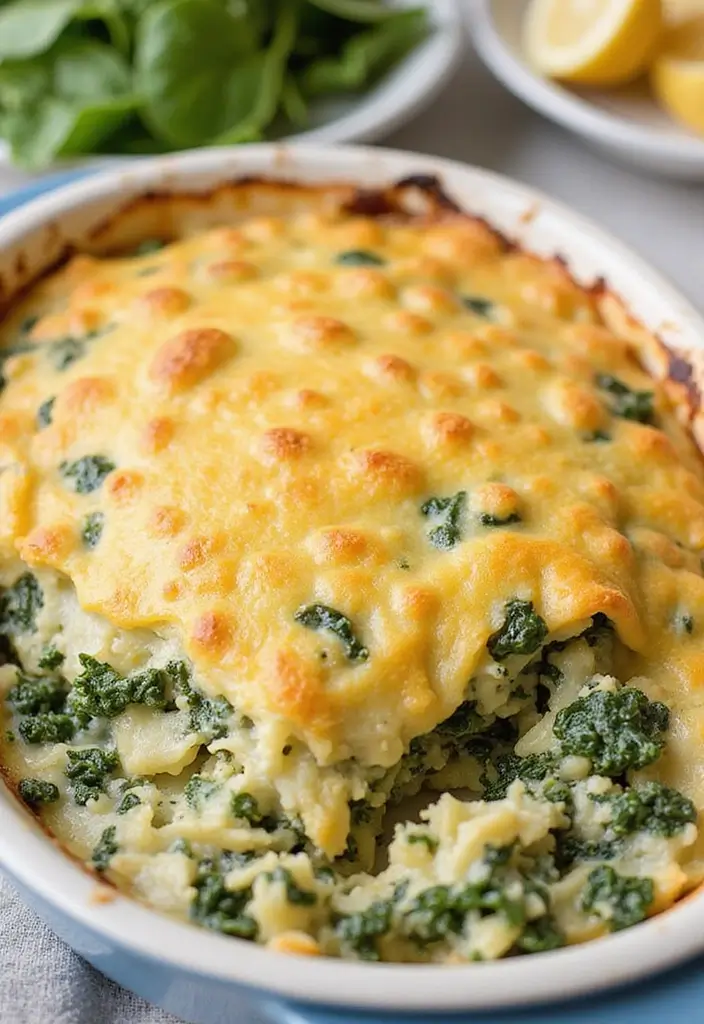 25 Gluten Free Dairy Free Casserole Recipes Comfort Food Style - 10. Spinach and Artichoke Casserole