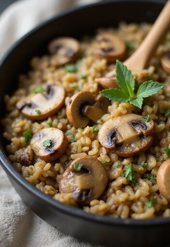 25 Gluten Free Dairy Free Casserole Recipes Comfort Food Style - 15. Savory Mushroom and Wild Rice Casserole