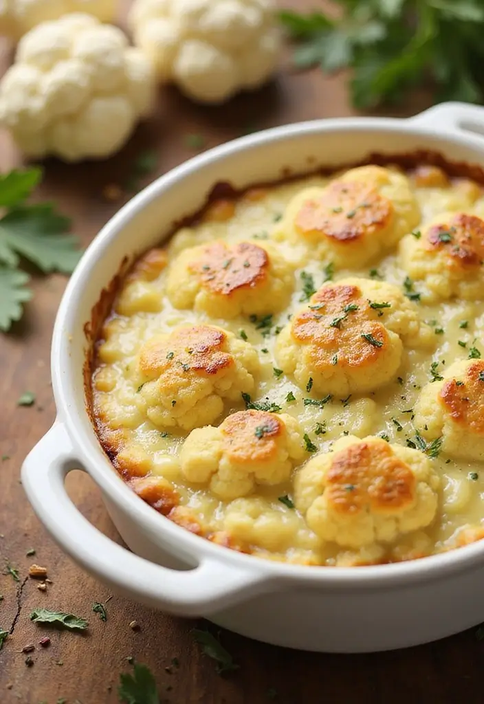 25 Gluten Free Dairy Free Casserole Recipes Comfort Food Style - 18. Creamy Cauliflower Bake