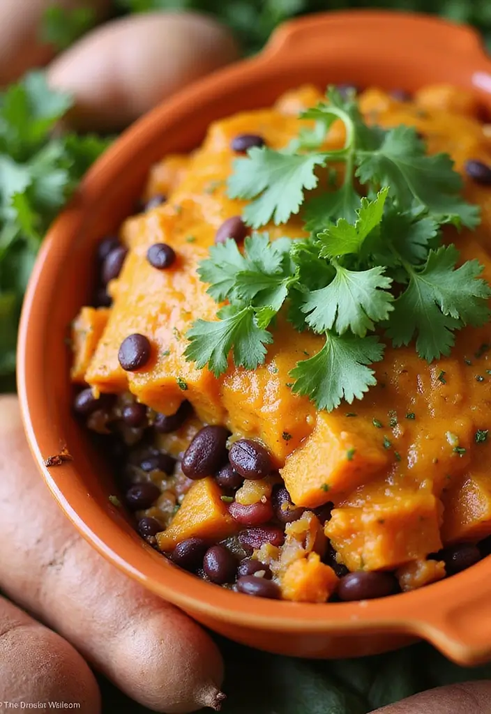 25 Gluten Free Dairy Free Casserole Recipes Comfort Food Style - 2. Sweet Potato and Black Bean Casserole