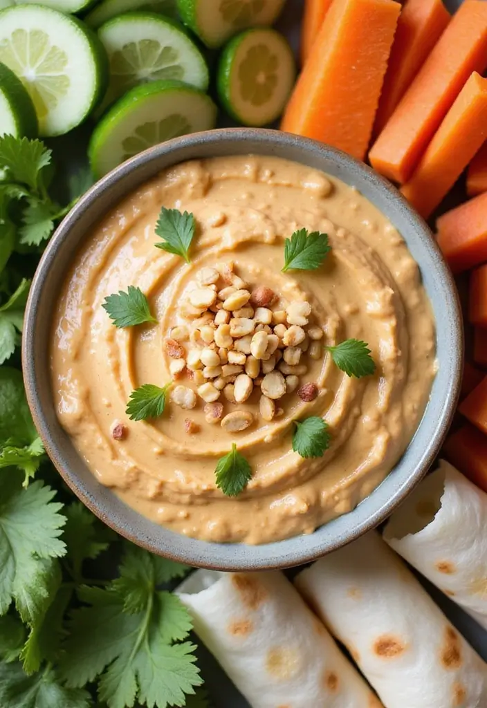 25 Gluten Free Dairy Free Dip Recipes For Every Party - 12. Thai Peanut Dip