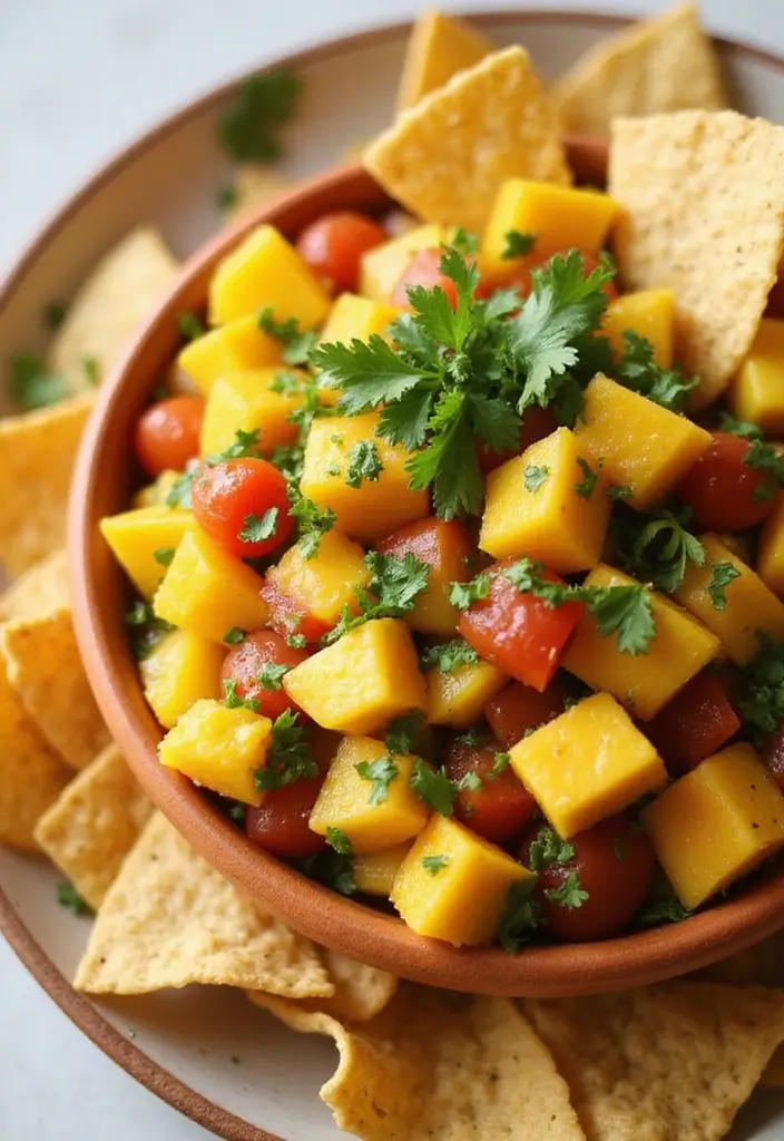 25 Gluten Free Dairy Free Dip Recipes For Every Party - 22. Mango Salsa