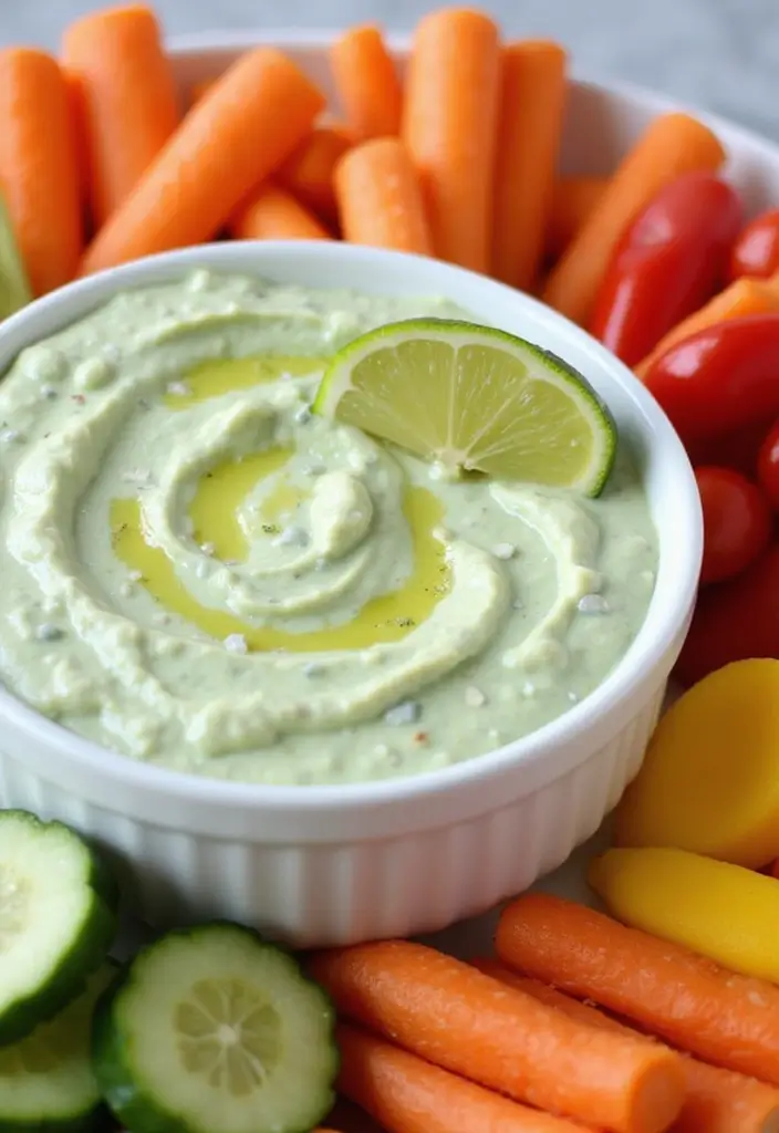 25 Gluten Free Dairy Free Dip Recipes For Every Party - 4. Creamy Avocado Yogurt Dip