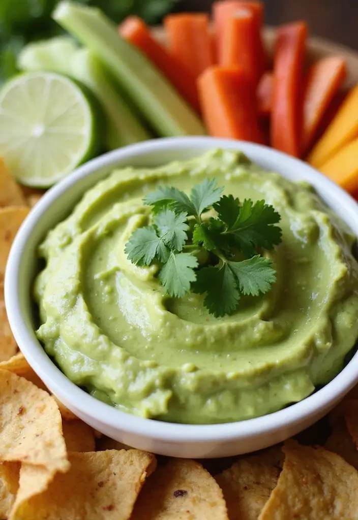 25 Gluten Free Dairy Free Dip Recipes For Every Party - 9. Cilantro Lime Avocado Dip