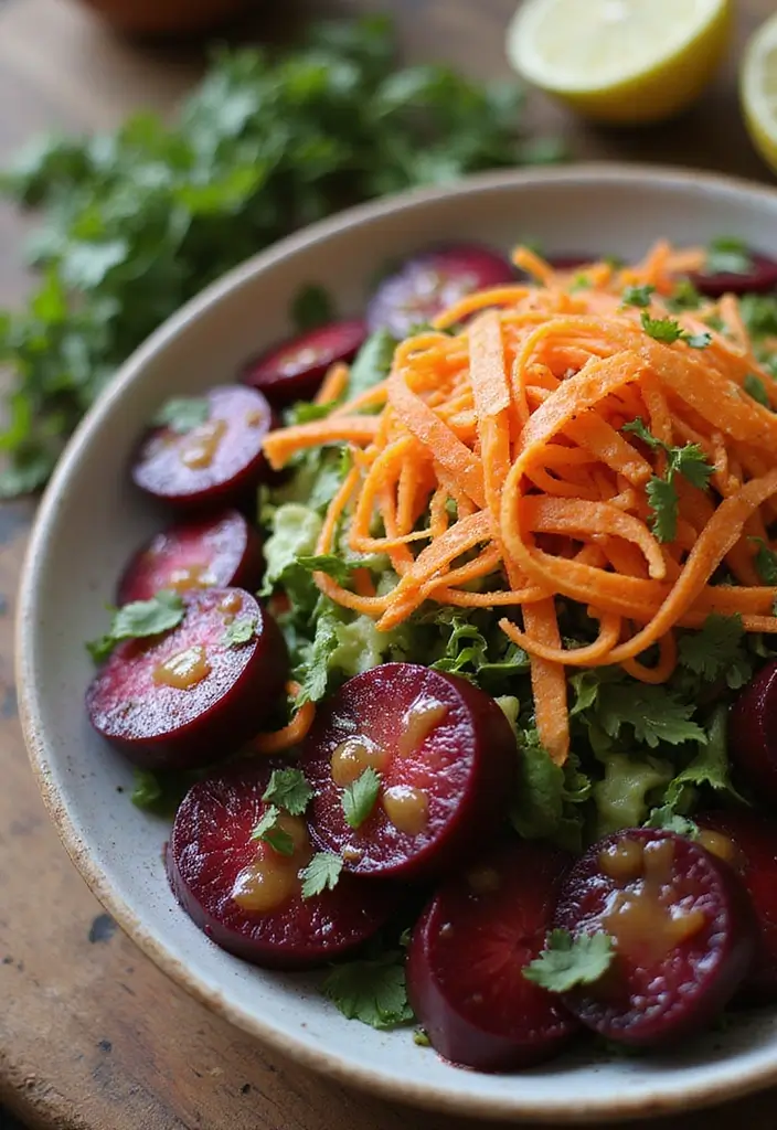 25 Gluten Free Dairy Free Easter Recipes Perfect For Spring - 12. Beetroot and Carrot Salad