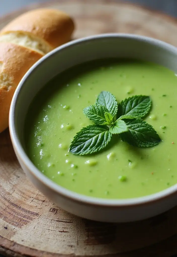 25 Gluten Free Dairy Free Easter Recipes Perfect For Spring - 16. Pea and Mint Soup