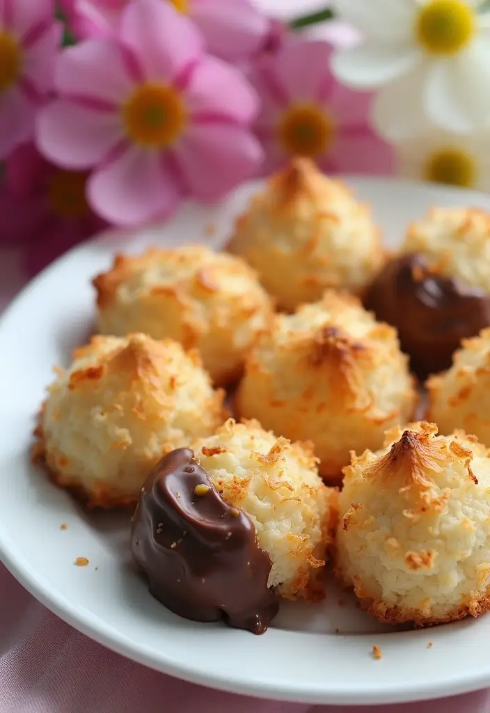 25 Gluten Free Dairy Free Easter Recipes Perfect For Spring - 18. Coconut Macaroons