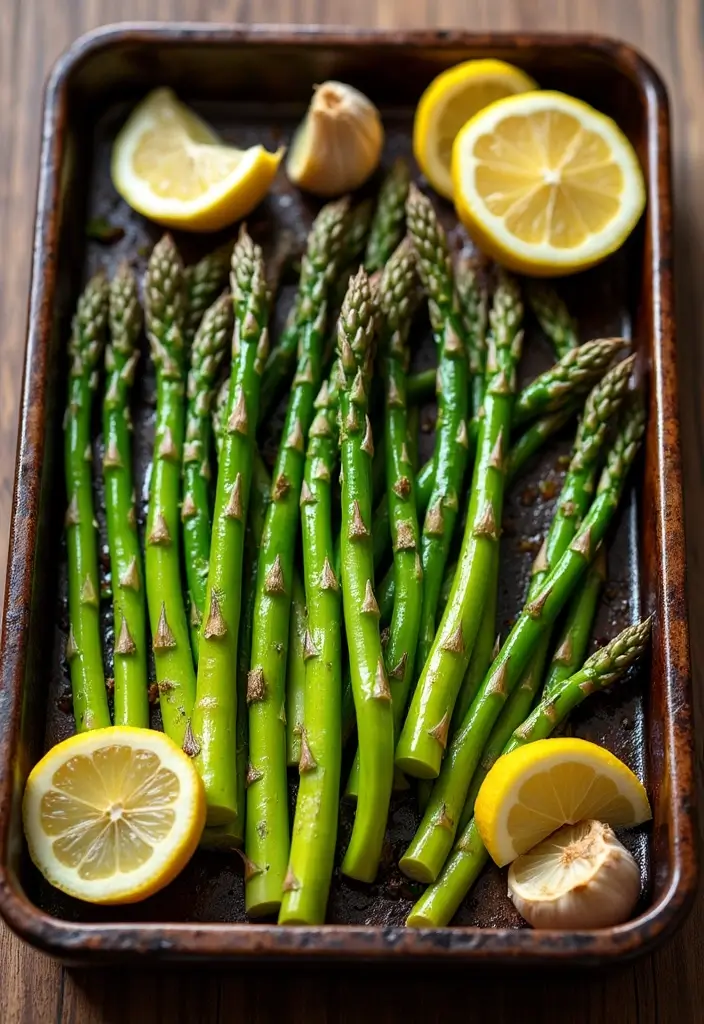 25 Gluten Free Dairy Free Easter Recipes Perfect For Spring - 2. Roasted Asparagus with Garlic