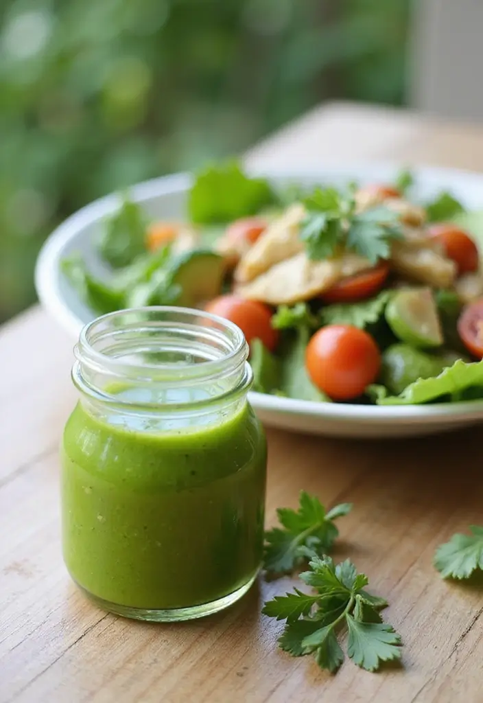 25 Gluten Free Dairy Free Easter Recipes Perfect For Spring - 21. Green Goddess Dressing