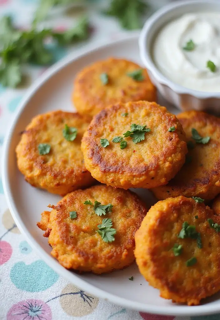 25 Gluten Free Dairy Free Easter Recipes Perfect For Spring - 3. Carrot and Sweet Potato Fritters