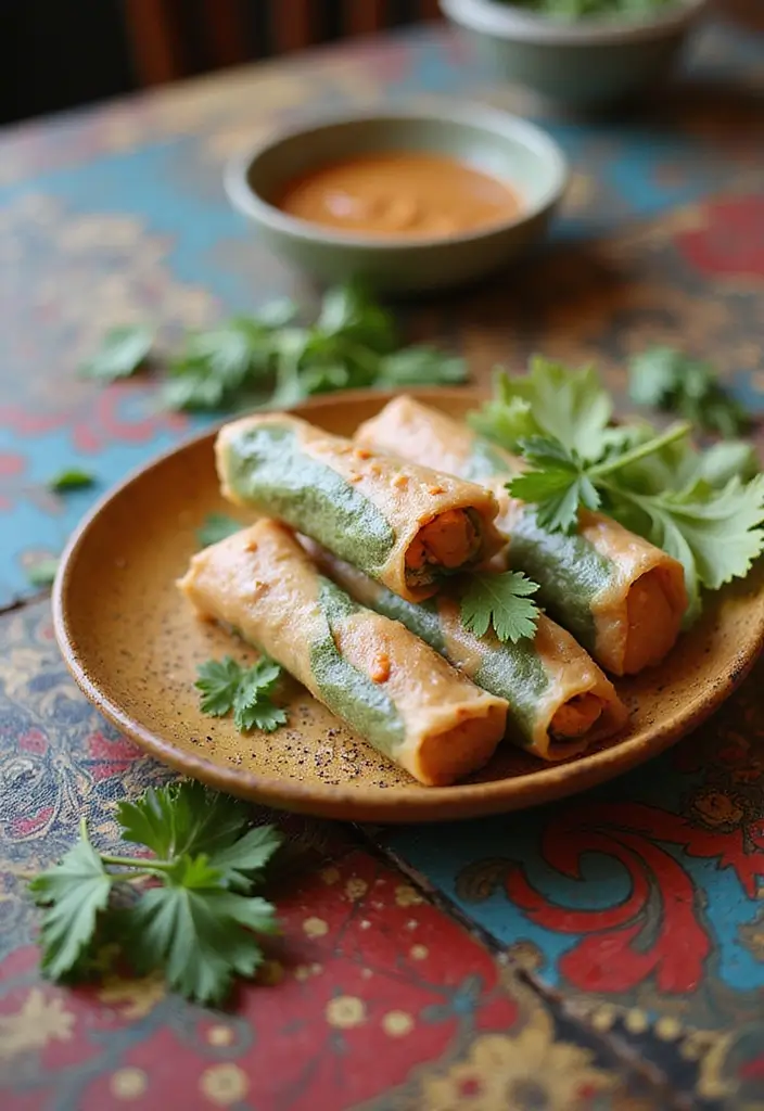 25+ Gluten Free Dairy Free Egg Free Recipes You Need To Try - 16. Vegan Thai Spring Rolls