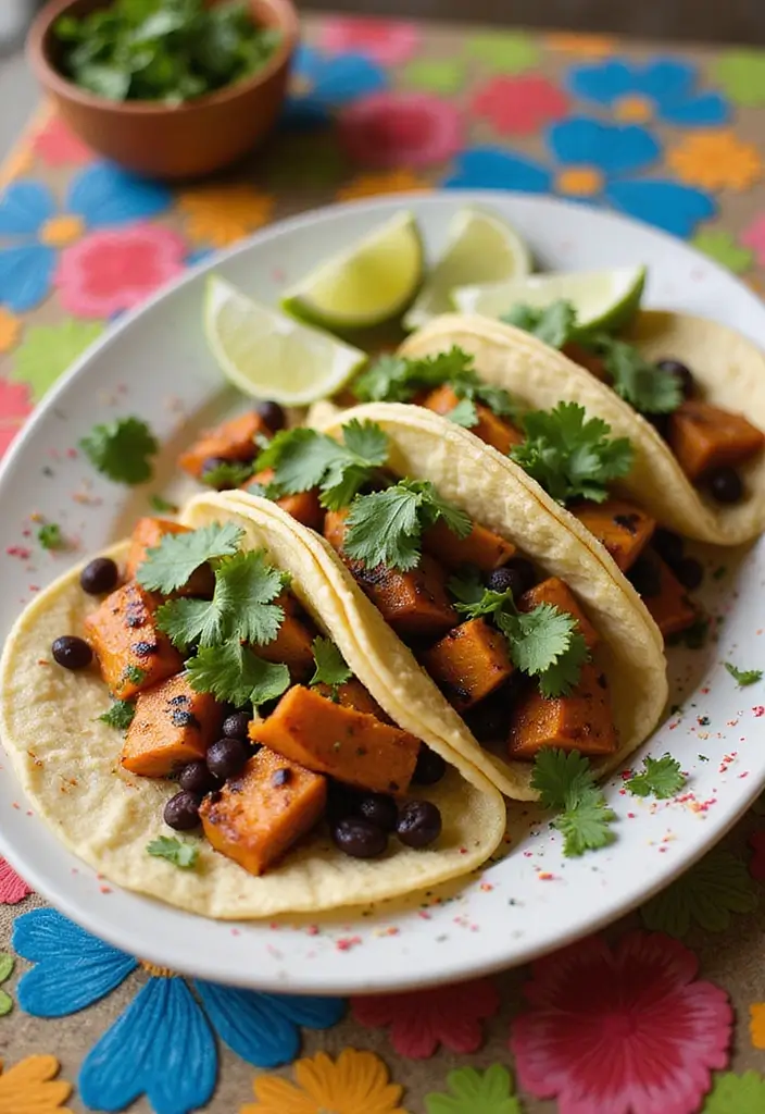 25+ Gluten Free Dairy Free Egg Free Recipes You Need To Try - 2. Sweet Potato and Black Bean Tacos