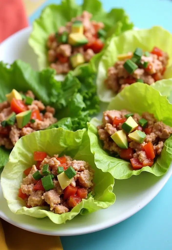 25 Gluten Free Dairy Free Lunch Recipes For Every Day - 16. Turkey and Avocado Lettuce Wraps