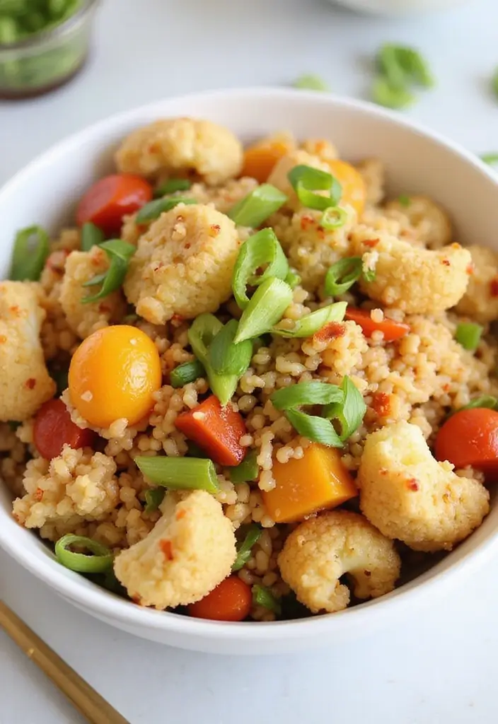 25 Gluten Free Dairy Free Lunch Recipes For Every Day - 17. Cauliflower Fried Rice