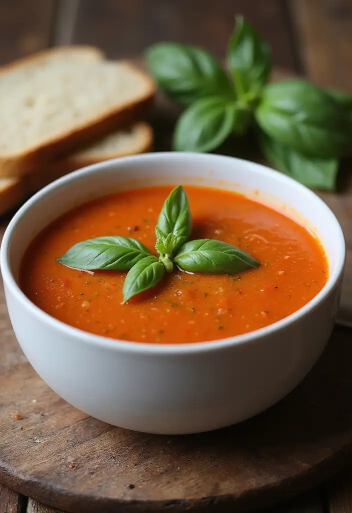 25 Gluten Free Dairy Free Lunch Recipes For Every Day - 23. Tomato Basil Soup