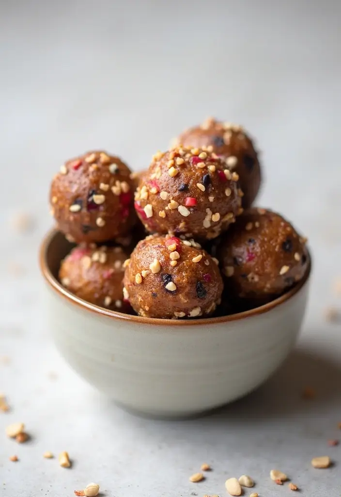 25 Gluten Free Dairy Free Lunch Recipes For Every Day - 24. Fruit and Nut Energy Balls
