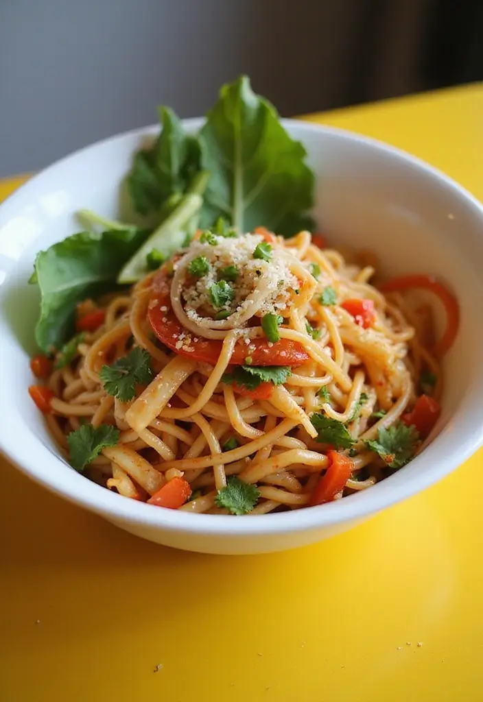25 Gluten Free Dairy Free Lunch Recipes For Every Day - 25. Spicy Thai Noodle Salad