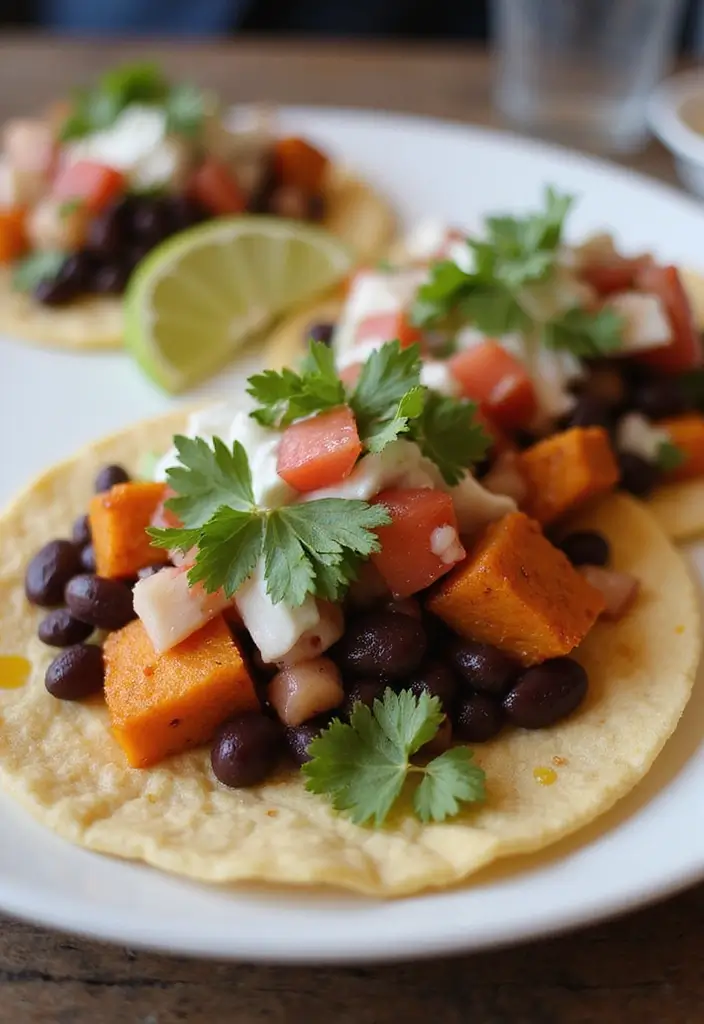 25 Gluten Free Dairy Free Lunch Recipes For Every Day - 3. Sweet Potato and Black Bean Tacos