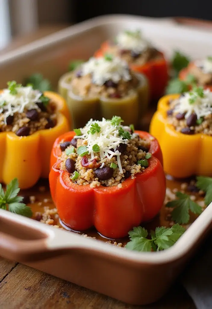 25 Gluten Free Dinner Recipes For Two: Easy And Romantic - 13. Stuffed Bell Peppers