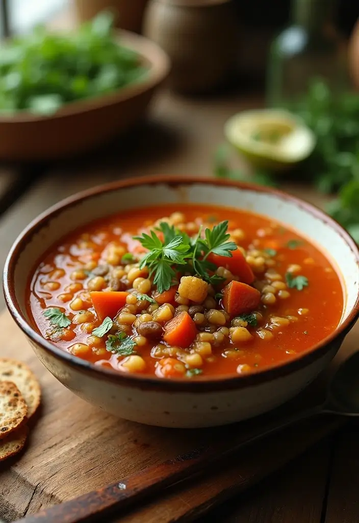 25 Gluten Free Dinner Recipes For Two: Easy And Romantic - 19. Mediterranean Lentil Soup